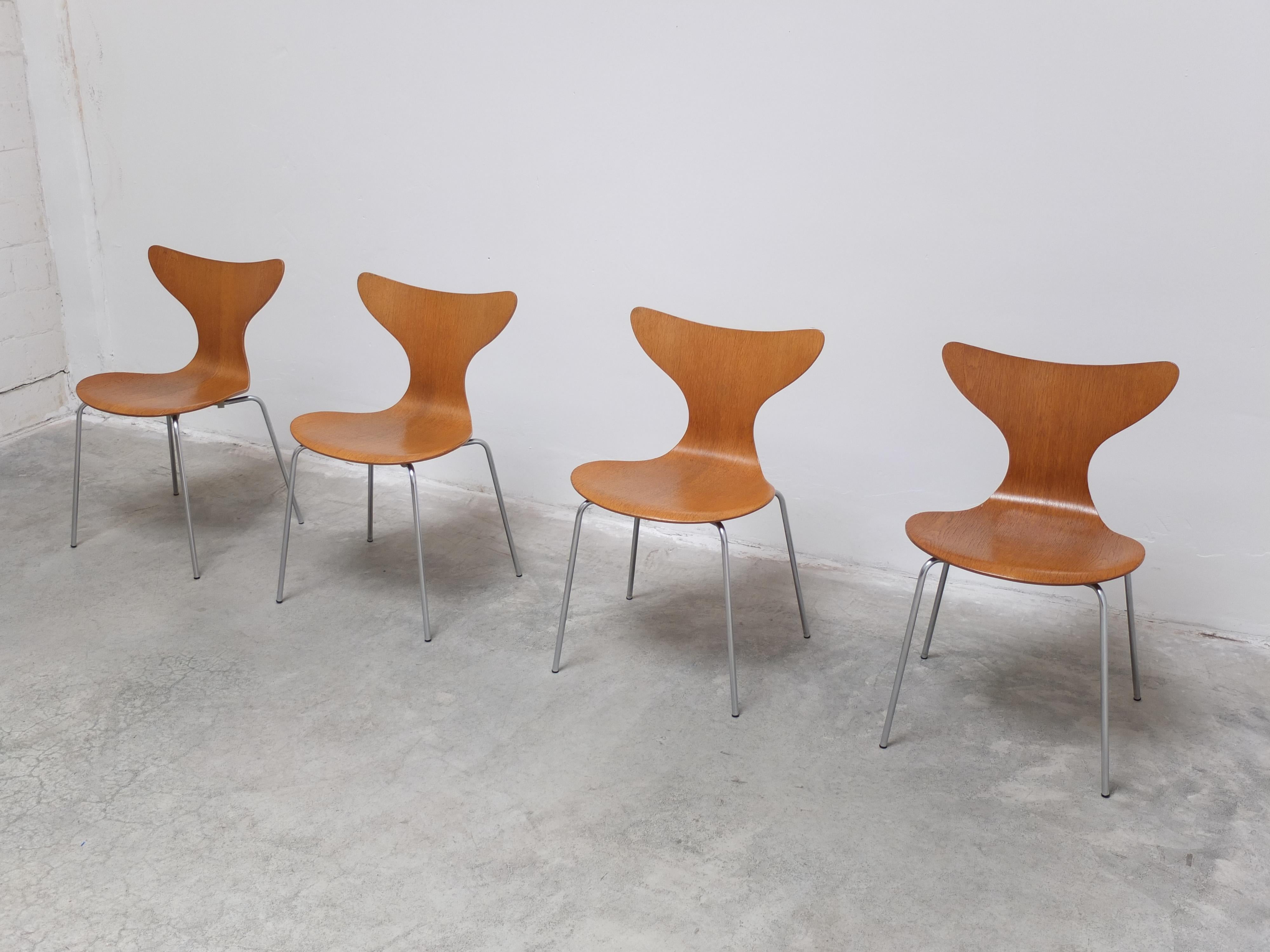 Danois Ensemble de 4 chaises 