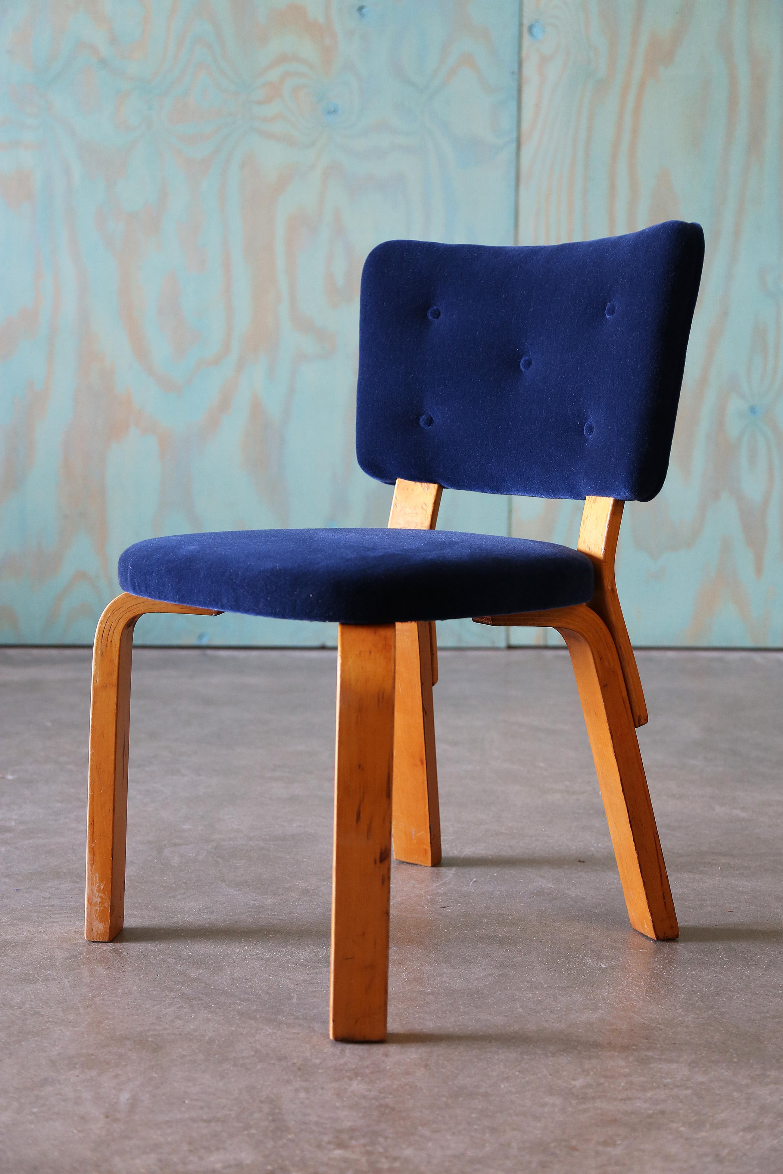 1ª Edición Juego de 6 sillas Alvar Aalto para FinSven Model 62, 1934 en venta 8