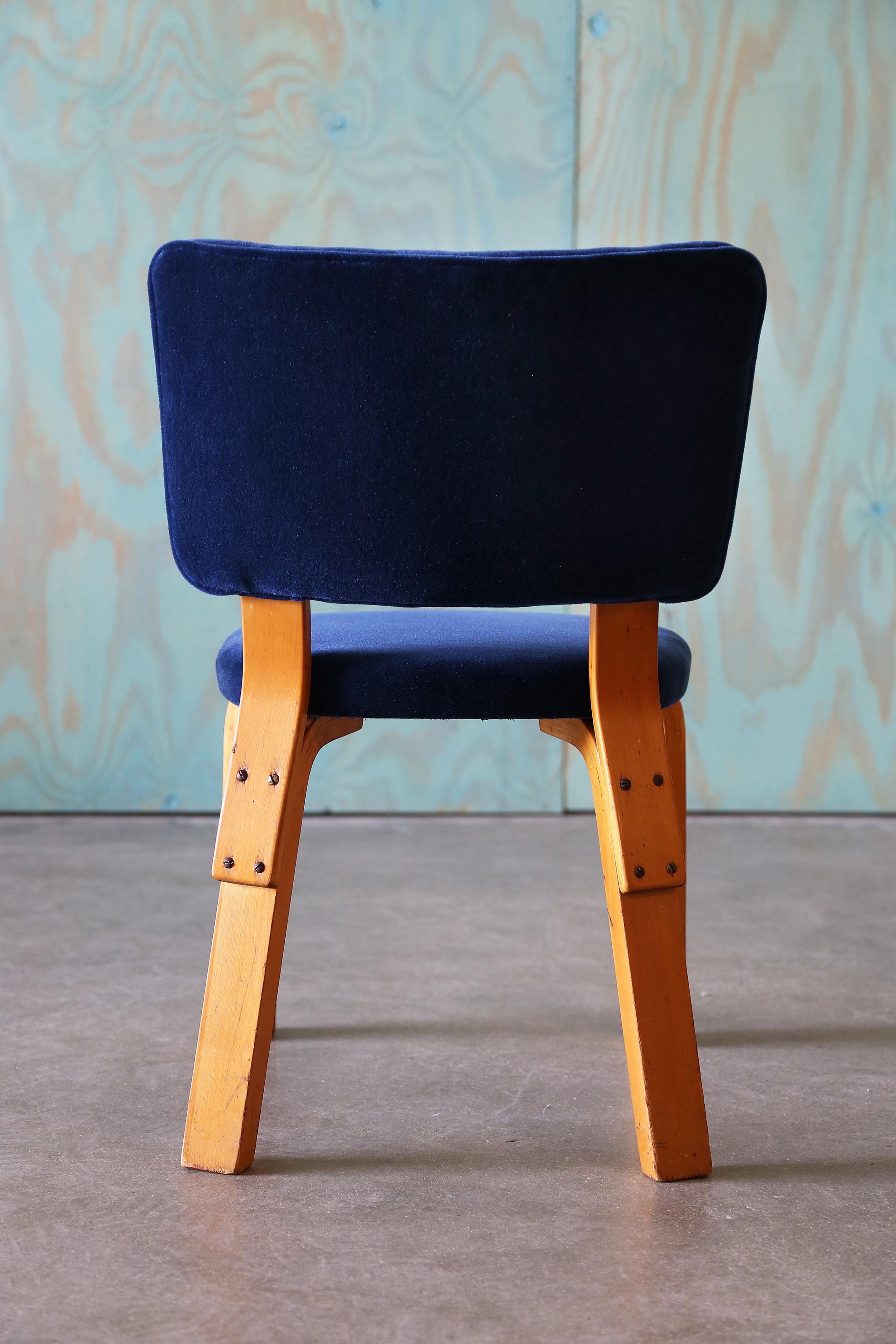 1ª Edición Juego de 6 sillas Alvar Aalto para FinSven Model 62, 1934 en venta 9