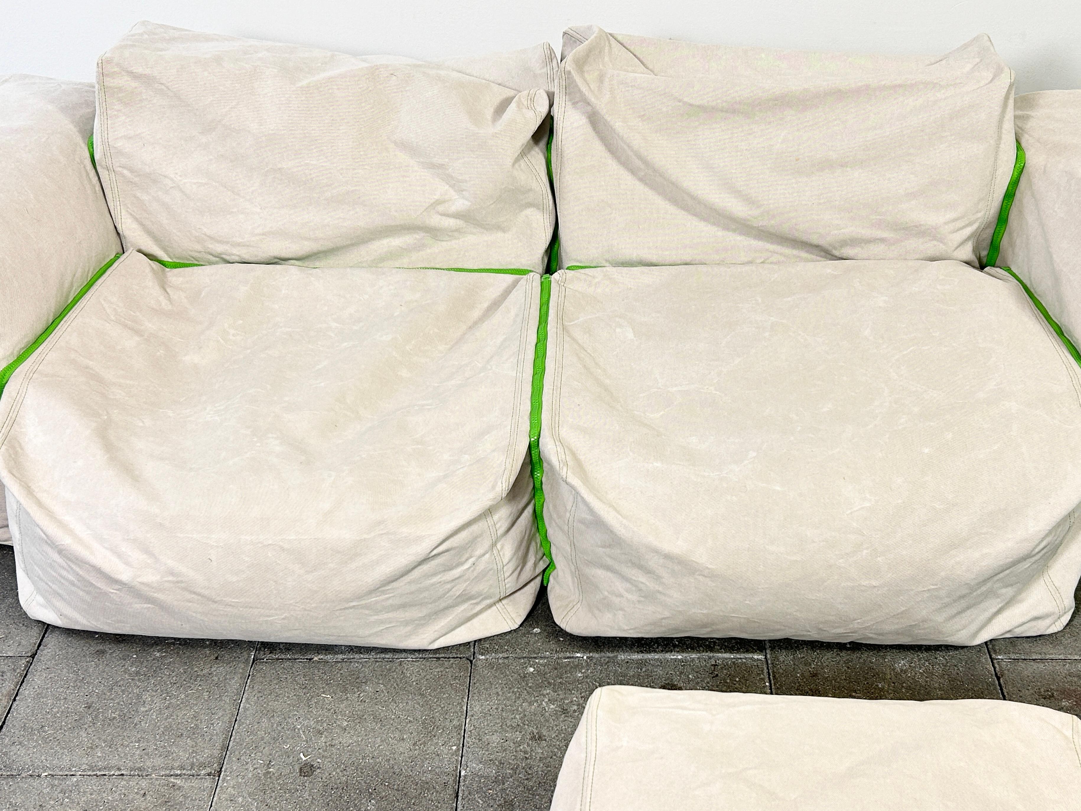 Fabric 1st edition Superoblong sectional sofa design Jasper Morrison for Cappellini