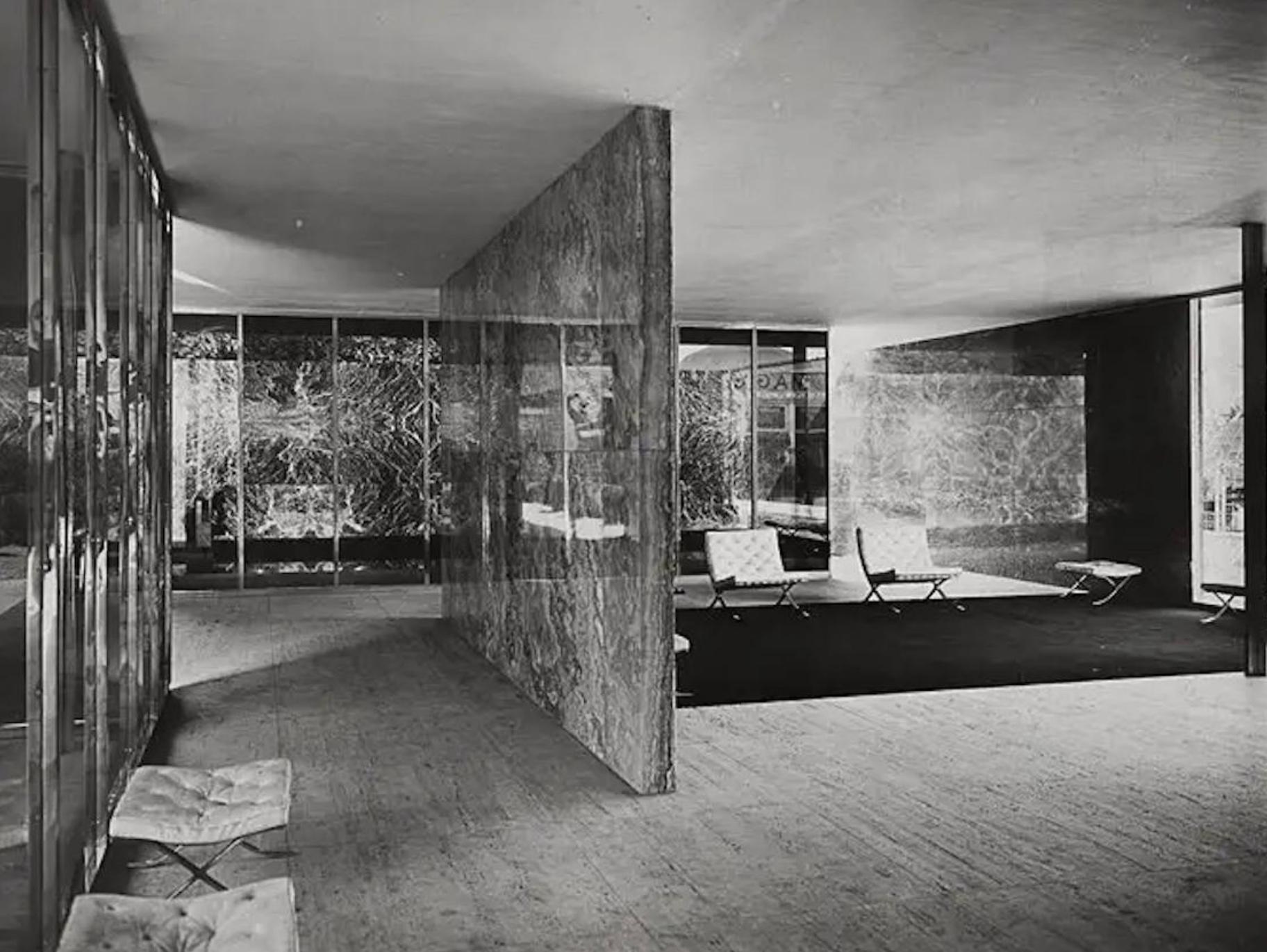 1st-Gen Triple-Signed Knoll Barcelona Lounge Set by Mies Van Der Rohe, c. 1968 12