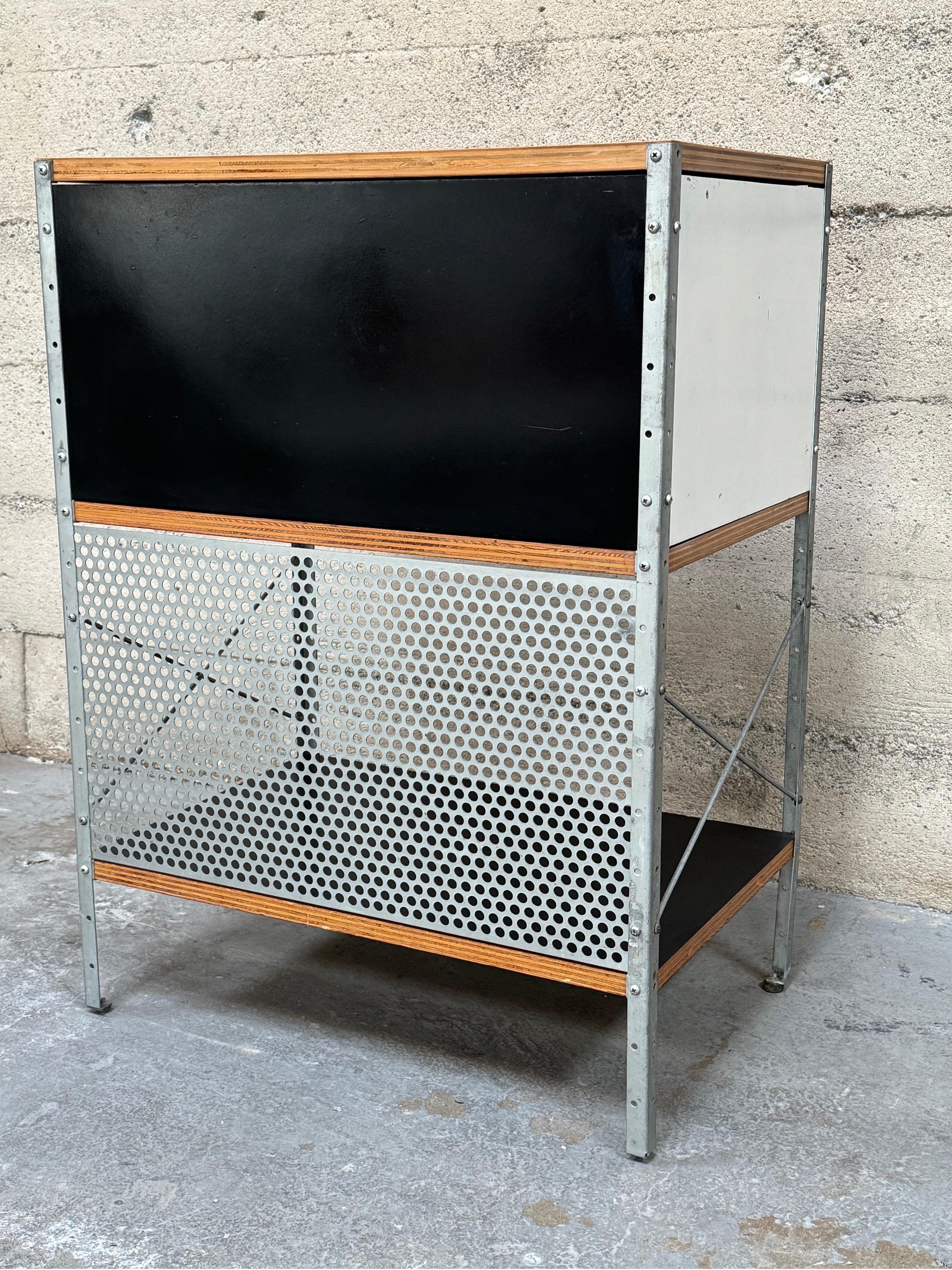 1st Generation Eames ESU 270-N Storage Unit / Cabinet w/ Drawers 3