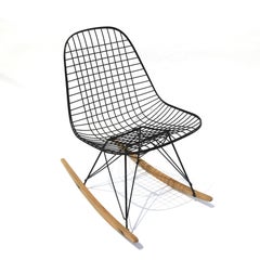 1st Generation Eames RKR Wire Mesh Rocker by Herman Miller 1951