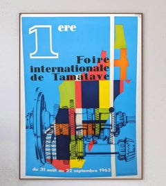 1st International Tamatave Fair 1963 - Madagascar Original Vintage Poster