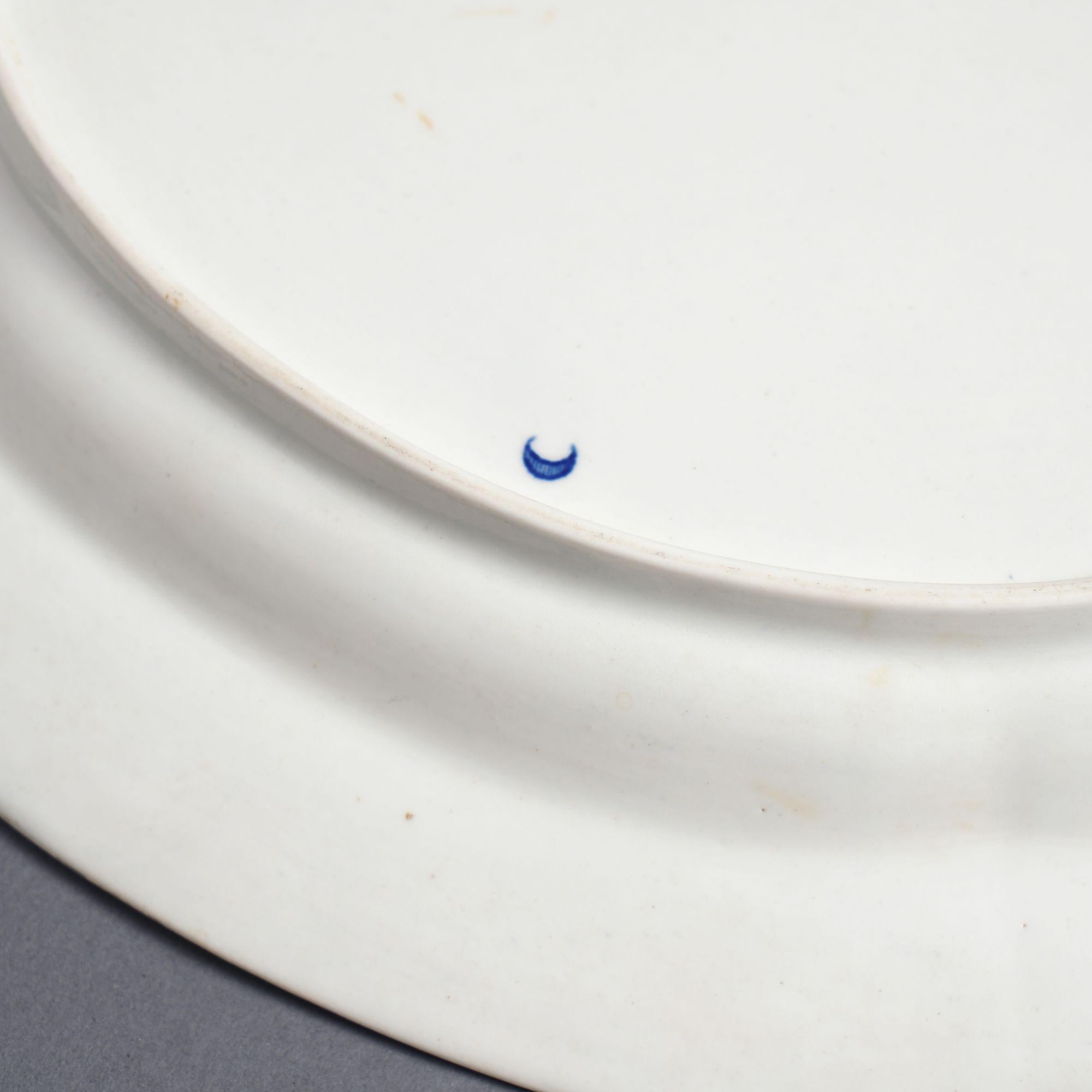 Plat Worcester de la 1ère période par Royal Worcester, 1768-70 en vente 1