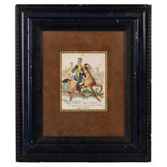 1st Regiment Chevau-Léger of France (1808-1814) Watercolour 19th Century