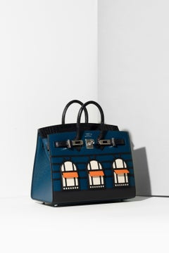 1stdibs Exclusive Hermès Birkin 20cm "Night Faubourg" Palladium Hardware