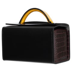 1stdibs Exclusive Hermès Petit H Multi Color Mini Rectangle Bag So Black 