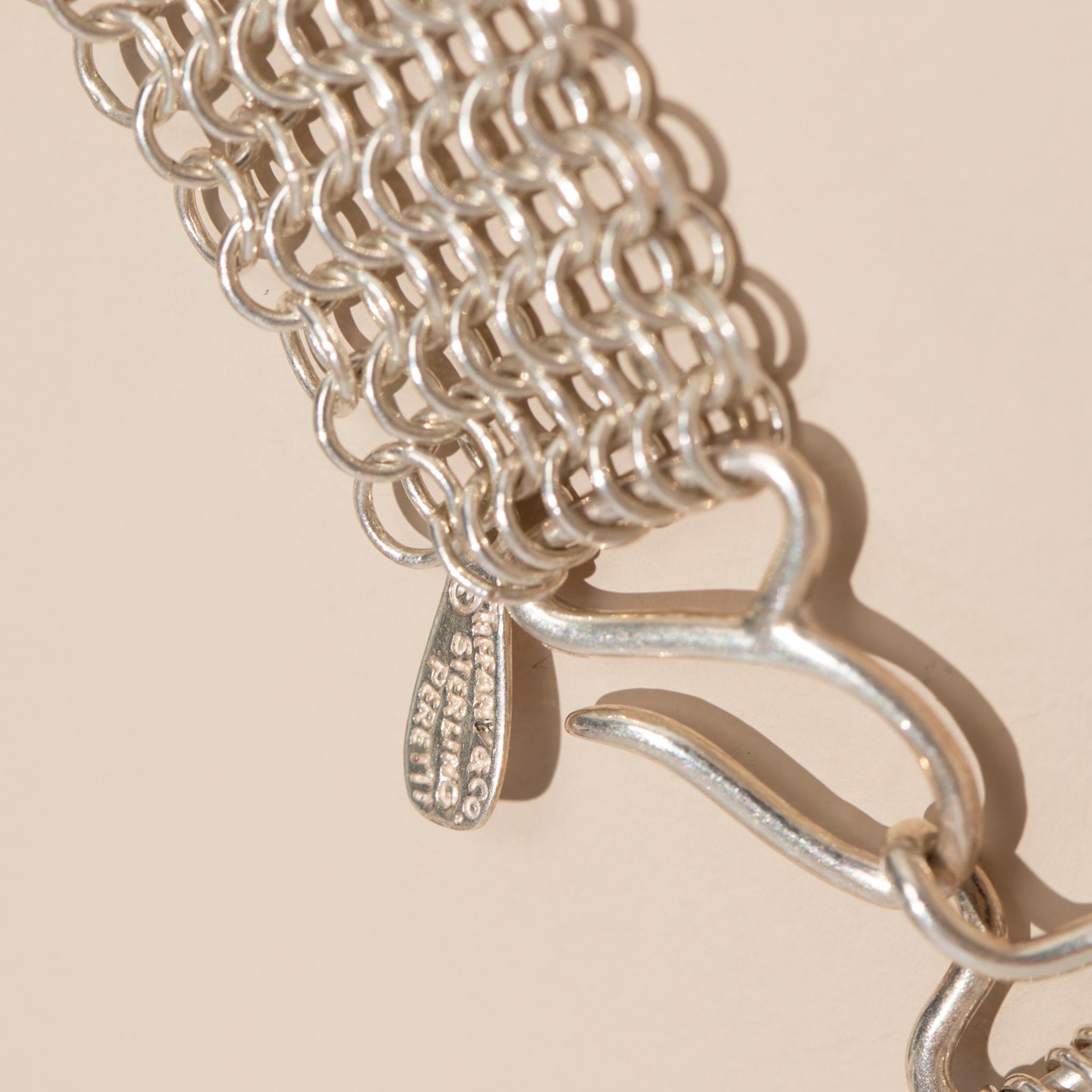 1975 Tiffany & Co Mesh Halter-Top aus Sterlingsilber von Elsa Peretti, Sterlingsilber im Angebot 2