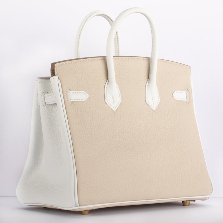 Hermès White Clemence 35cm Birkin with Twlly and Rodeo Charm at 1stDibs