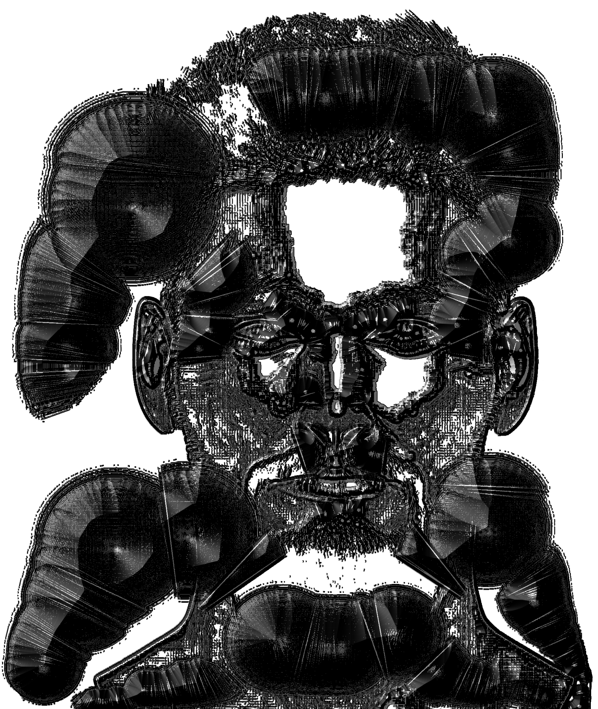 pouring from my face