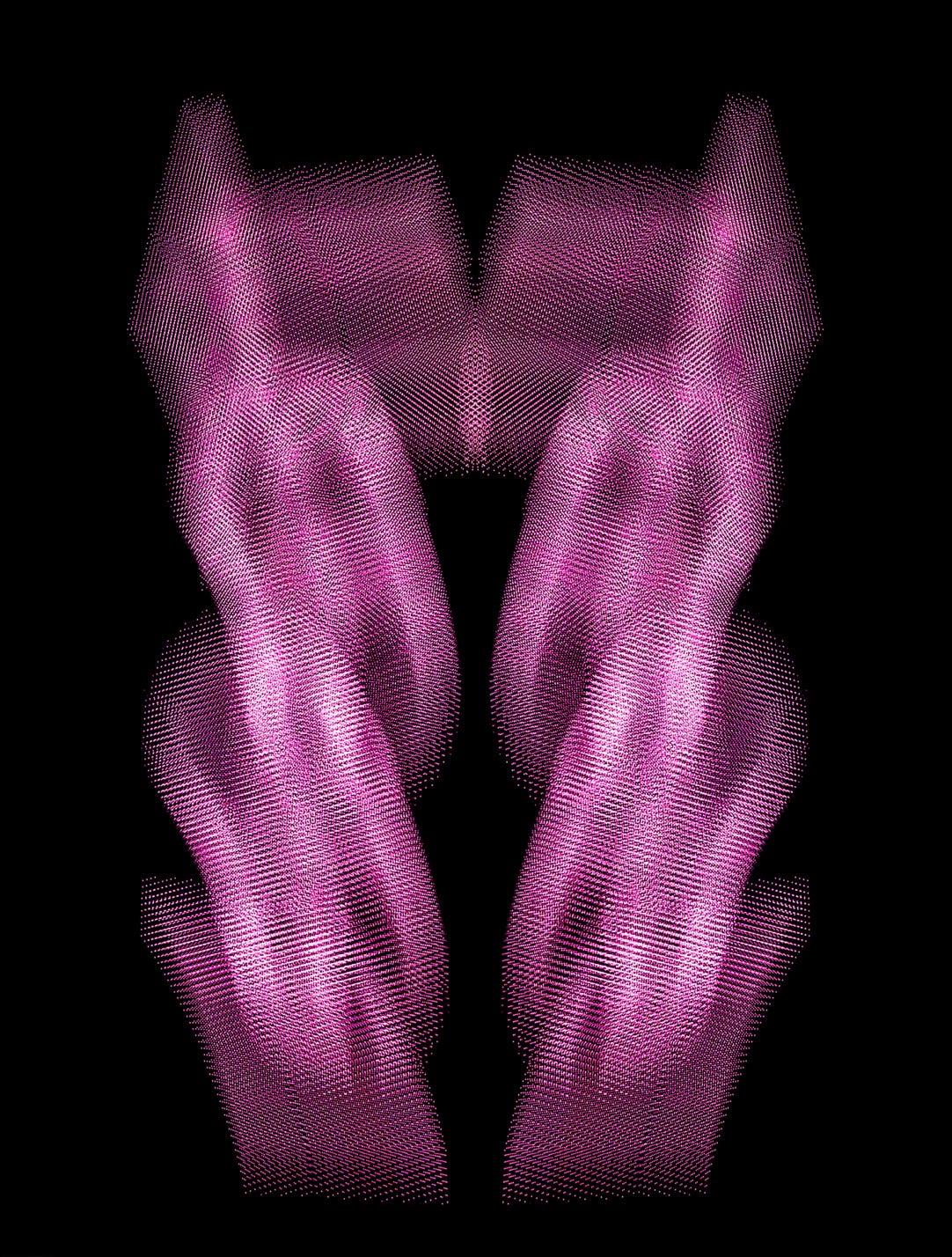 Words in light on chain.