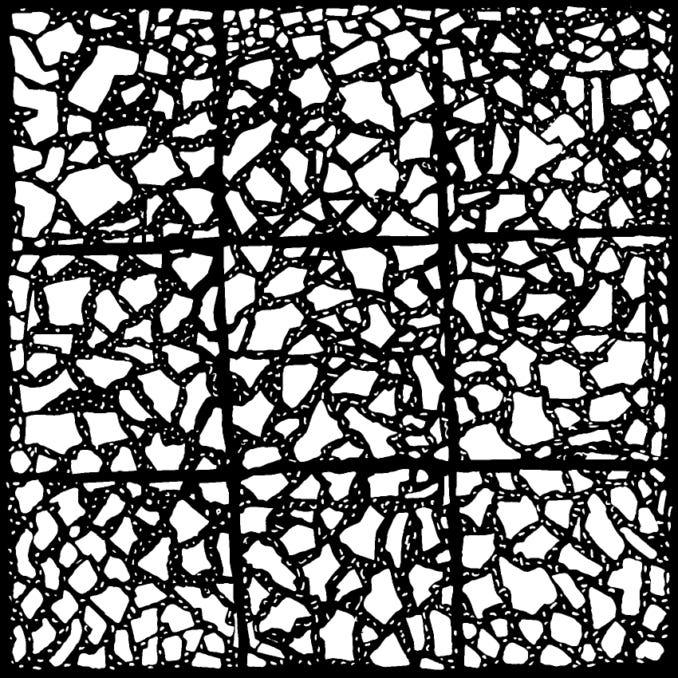 Italian Terrazzo Floor BW