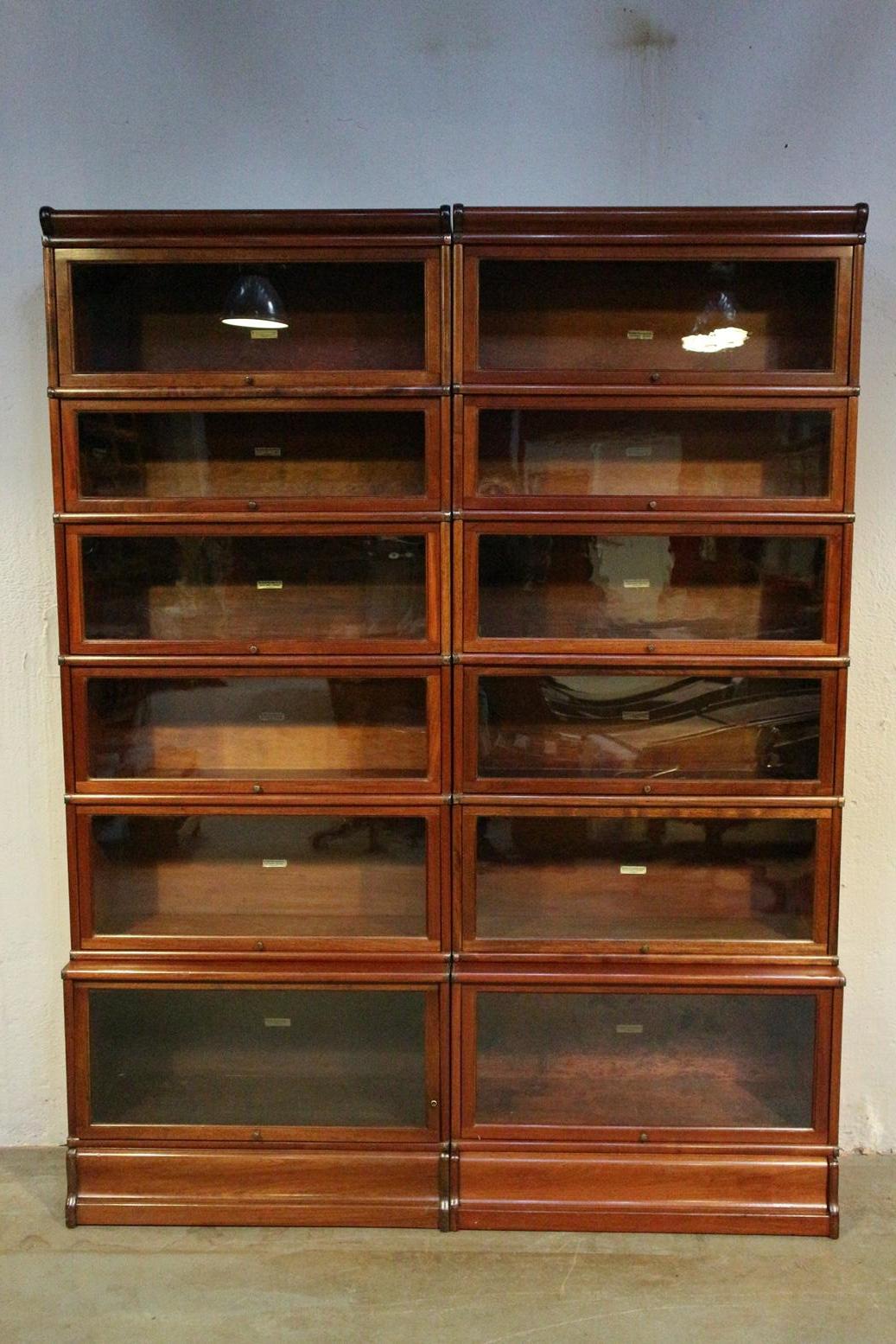 Early 20th Century 1 Walnut Globe Wernicke Bookcase