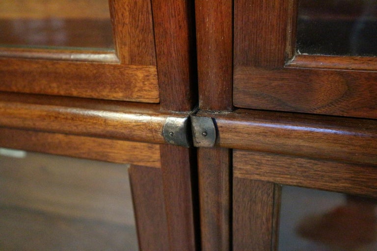 1 Walnut Globe Wernicke Bookcase For Sale at 1stDibs