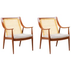 1x SINGLE Model FD-146 Lounge Chair by Peter Hvidt & Orla Mølgaard-Nielsen