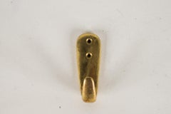 1x Small Brass Hook Vienna Around 1950s