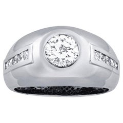 2 1/3 Carat Diamond Men’s Ring in 14k Gold
