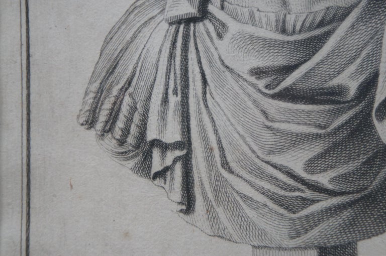 2 18th Century Bust Engravings Vespasian Antonia C. Gregori G. D. Campiglia For Sale 2