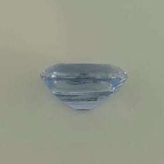 2 3/4 Carat Cushion Bluish Violet Sapphire GIA