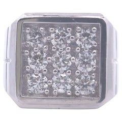 Anello da uomo con diamante da 2 3/4 carati in oro 18k