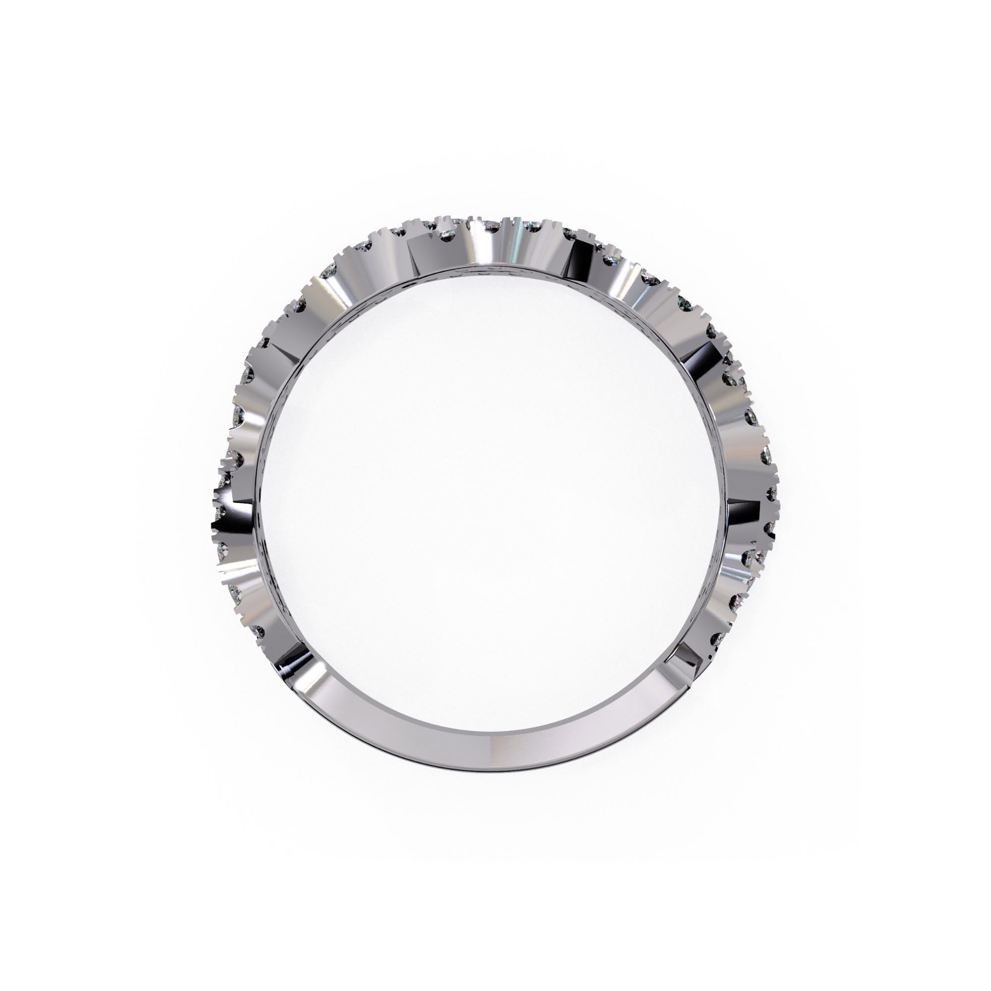 Bague à diamants ronds 2/5 carats, anneau à motif vigne, or massif 14 carats, SI GH en vente 10
