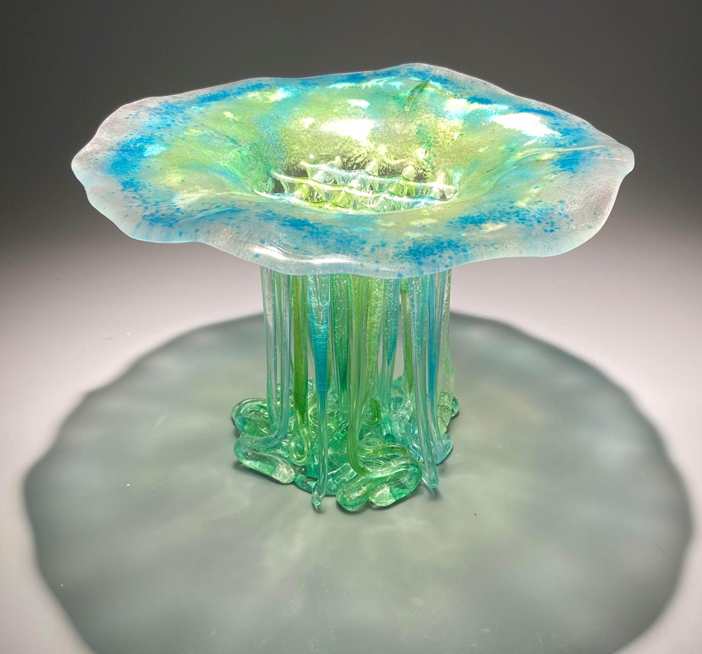 Fait main 2 Aibissi, verre de Murano, fabriqué à la main en Italie, design, 2024 en vente