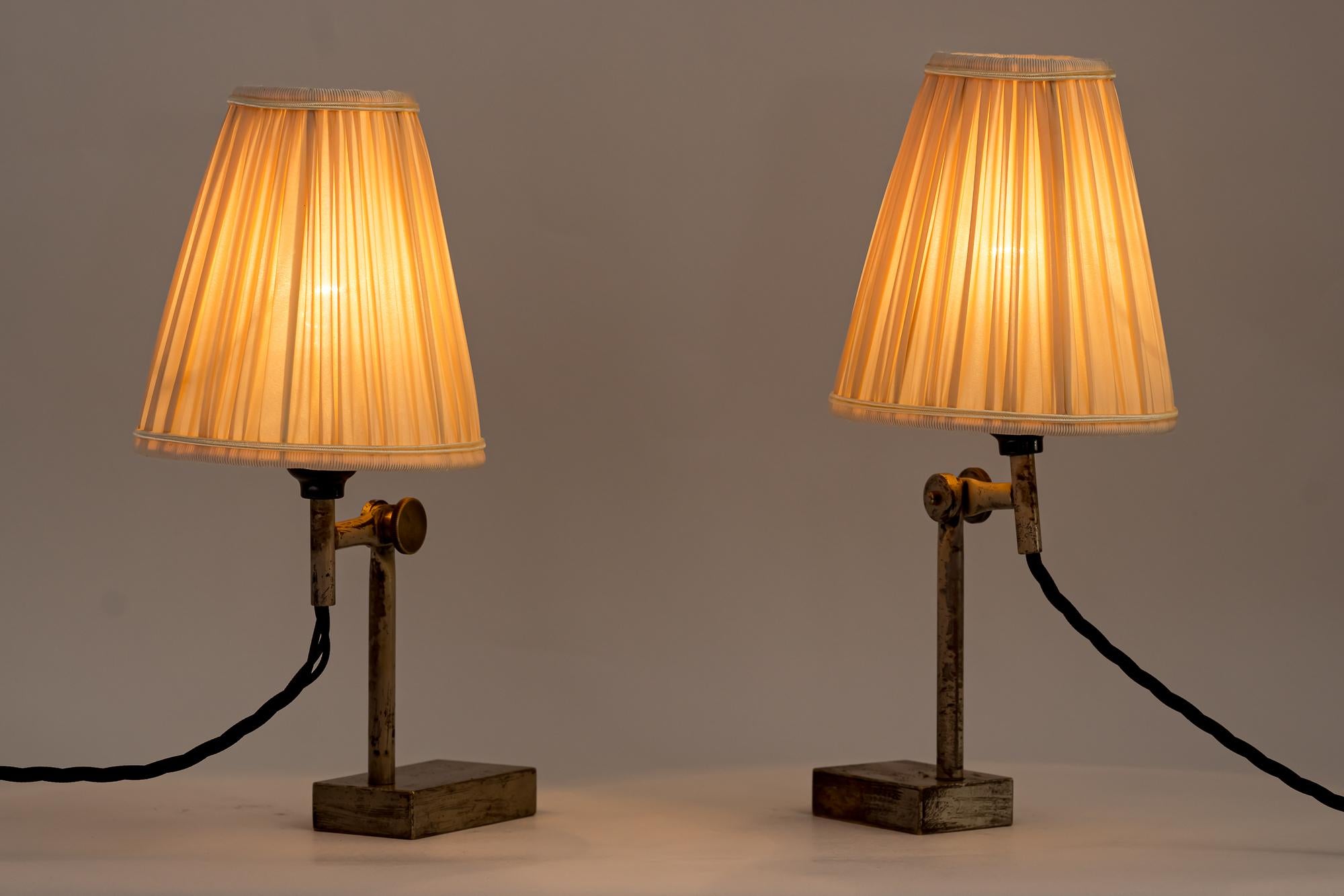 2 Adjustable Vintage Table Lamps, Vienna, Around 1950s For Sale 1