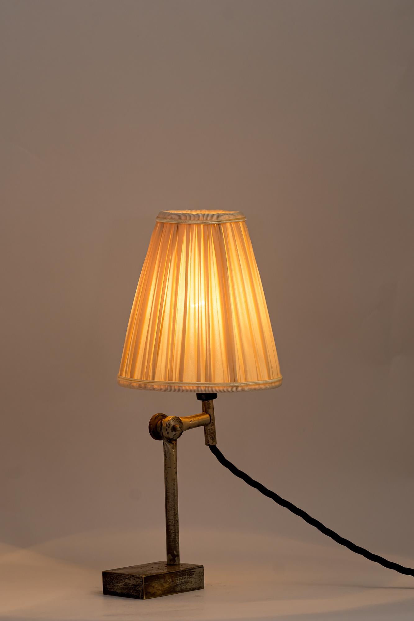 2 Adjustable Vintage Table Lamps, Vienna, Around 1950s In Good Condition For Sale In Wien, AT