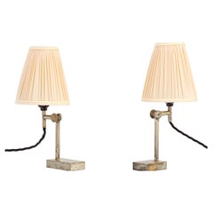 2 Adjustable Used Table Lamps, Vienna, Around 1950s