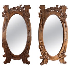 2 Amaizing Mirrors Jugendstil, Art Nouveau, Liberty, Mirrors, 1900, France