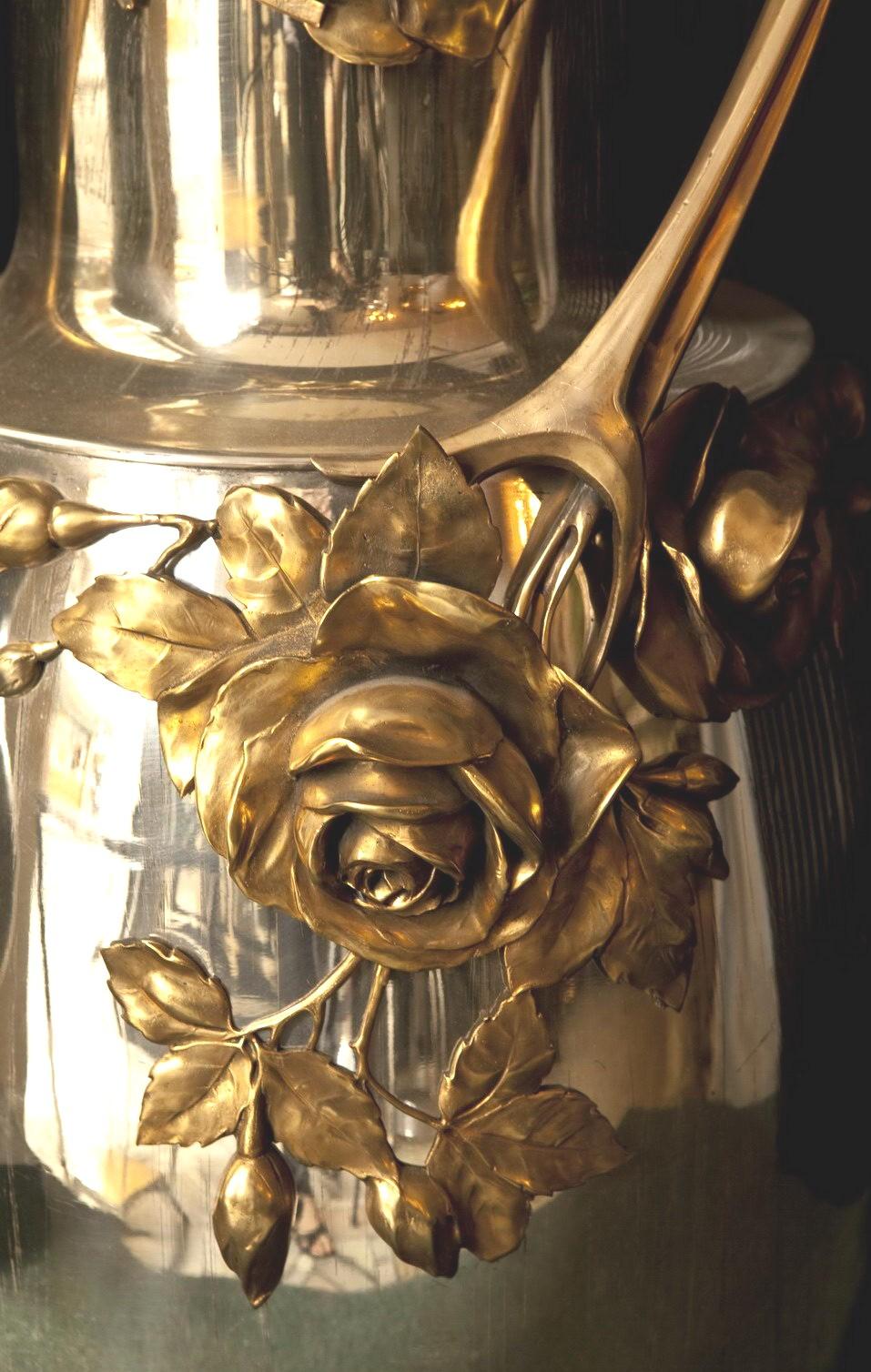 Début du 20ème siècle 2 Vases amaizing Kayser, « Allemand », 1900, Style : Jugendstil, Art Nouveau, Liberty en vente