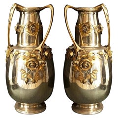 2 Amaizing Vases Kayser, 'German', 1900, Style: Jugendstil, Art Nouveau, Liberty