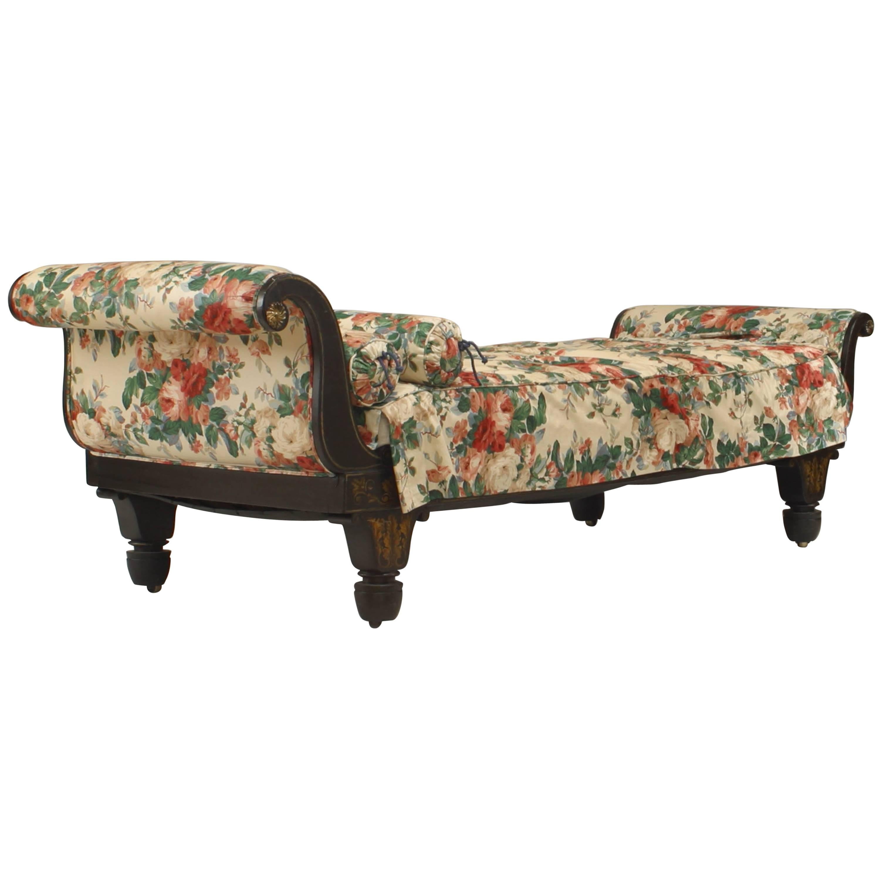 2 American Federal Sleigh Chaise