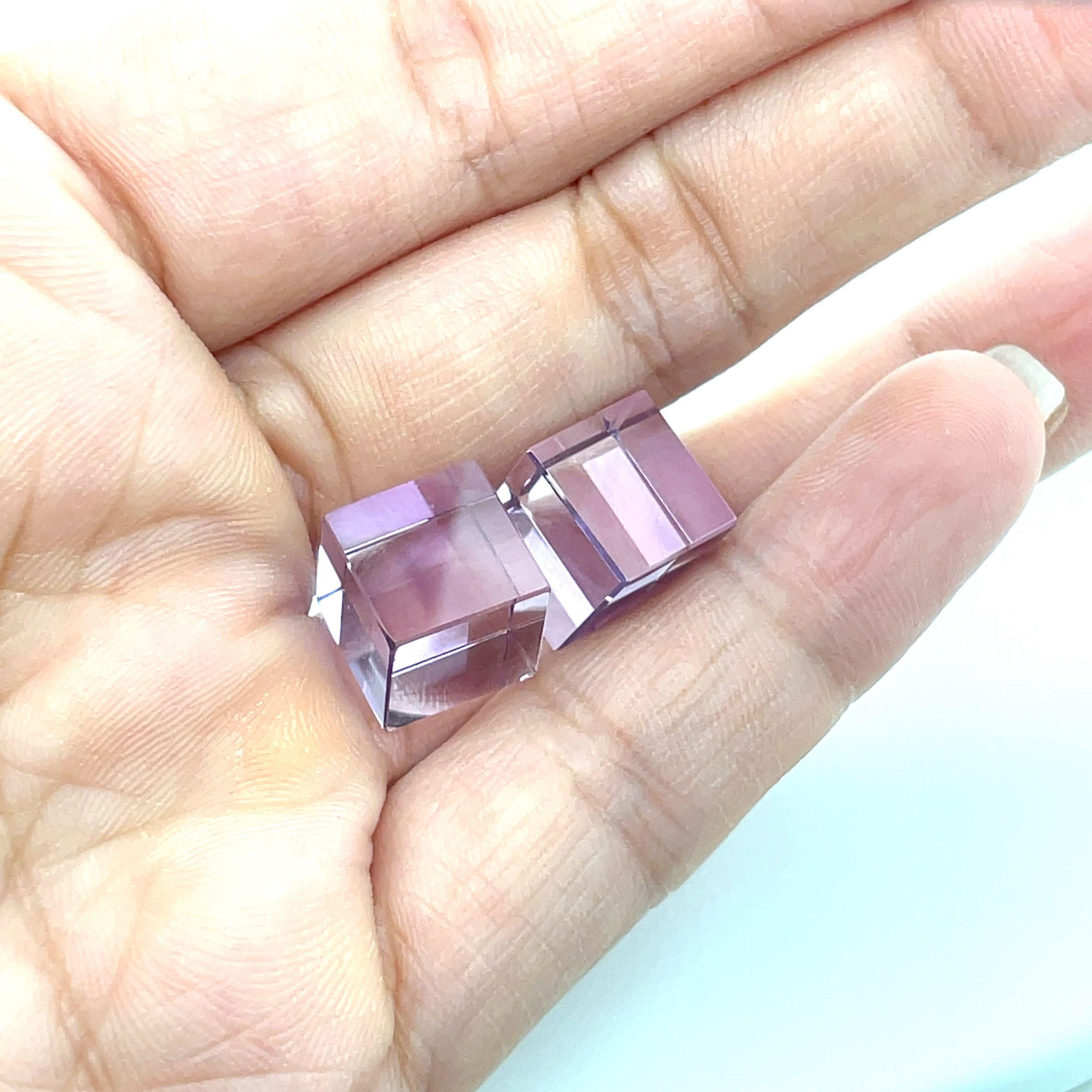 2 Amethyst Cube Cts 26.42  For Sale 3