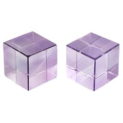 2 Amethyst Cube Cts 26.42