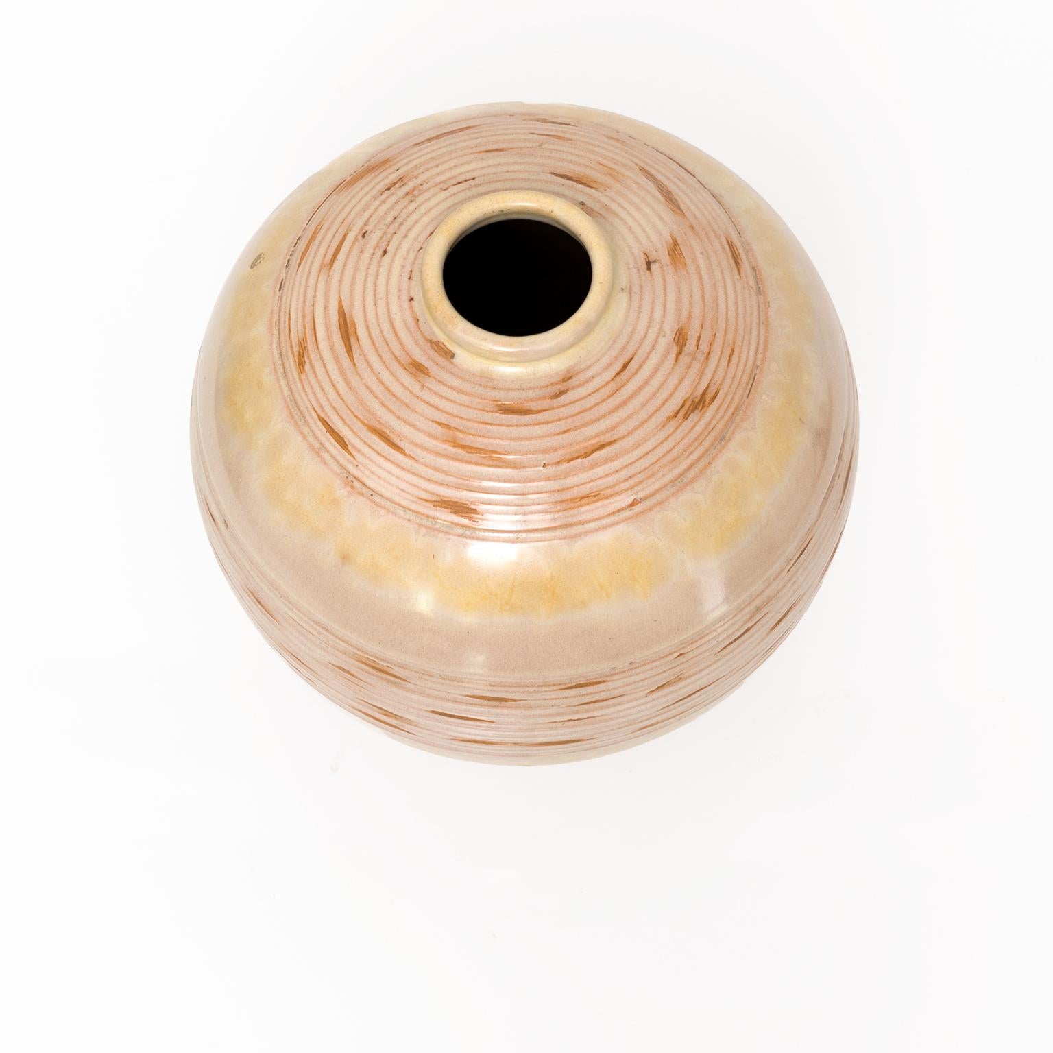 2 Vasi a coste in ceramica Anna-Lisa Thomson Upsala Ekeby, 1930 in vendita 2
