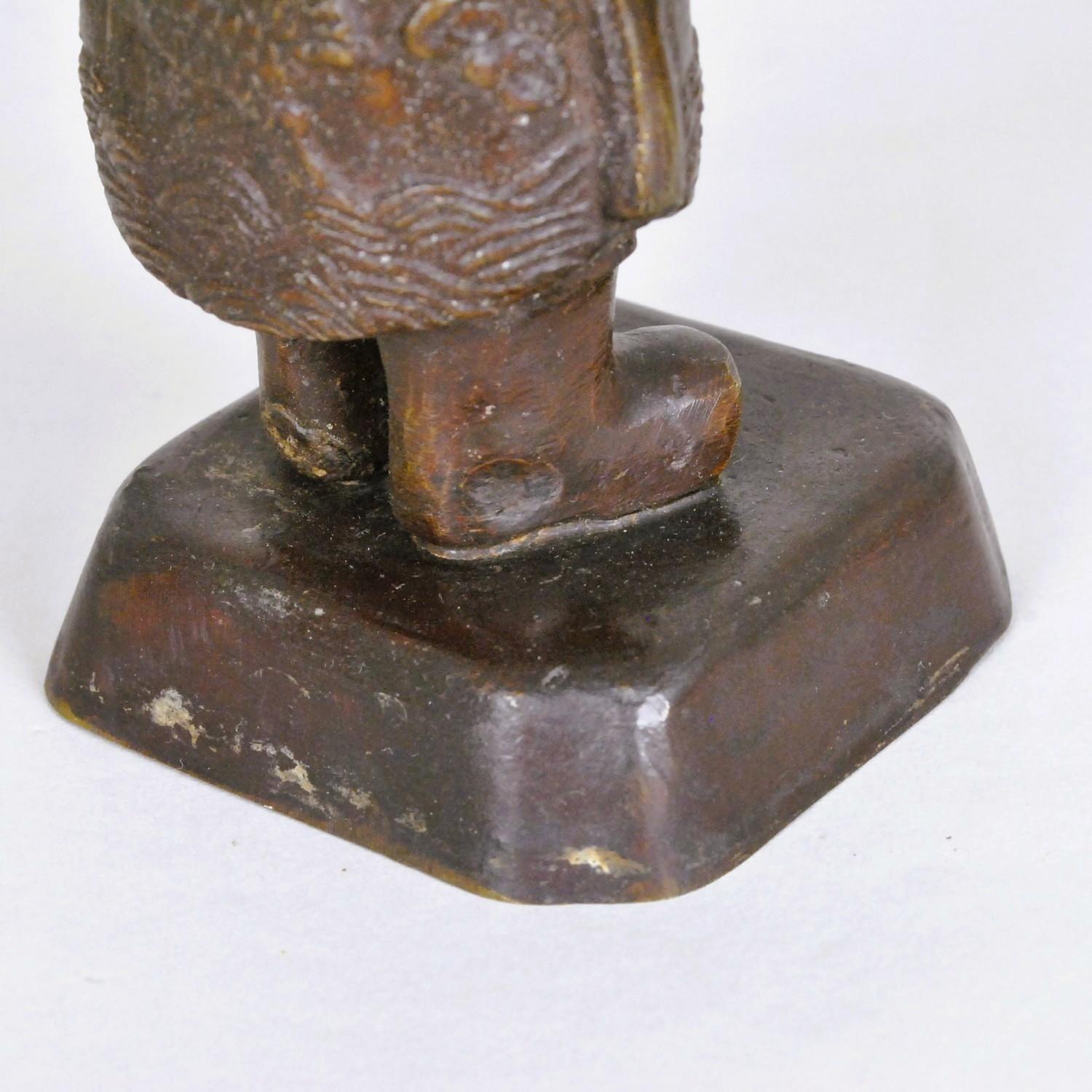 2 Mandarini di Annamite in bronzo, Vietnam, inizio XX secolo in vendita 11