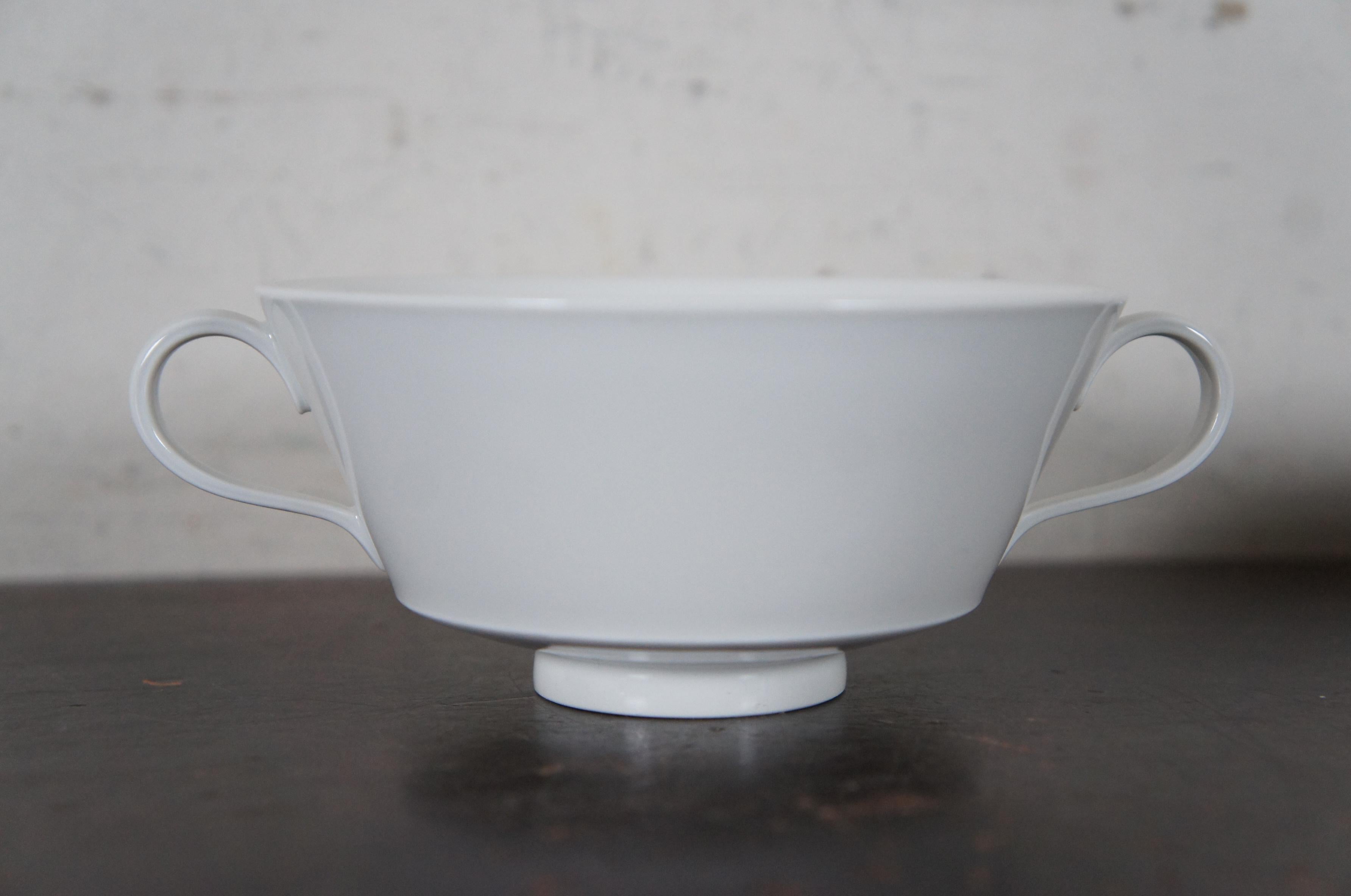 2 Antique Berlin KPM Arkadia Bacchantes Porcelain Bouillon Soup Bowls Nude Cameo 2