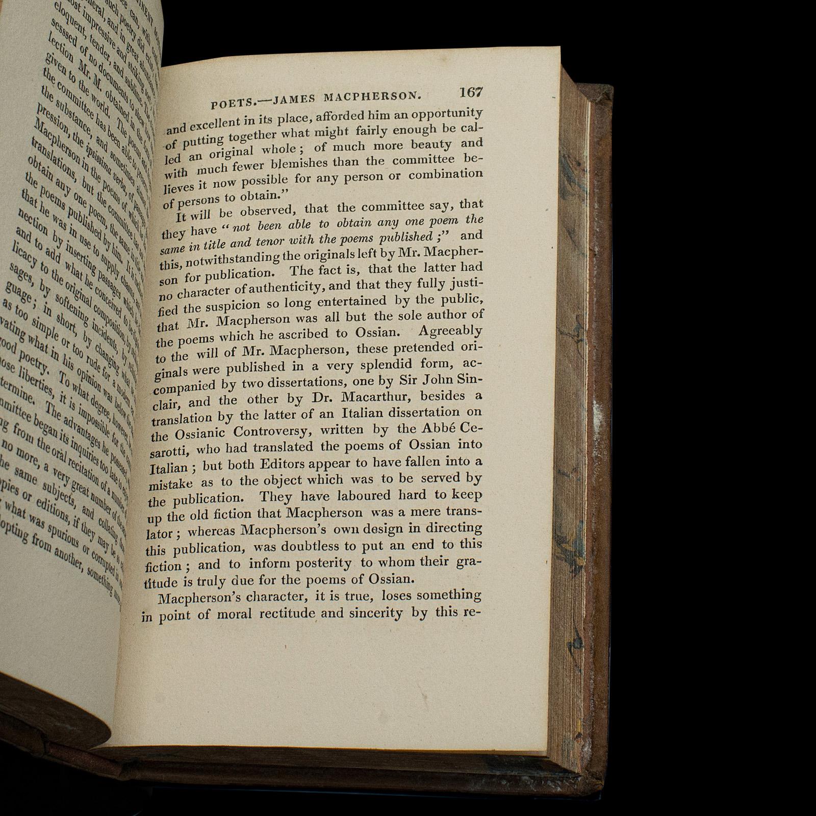 2 antike Bücher, The Lives of Scottish Poets, Englisch, Biographical, Regency im Angebot 5