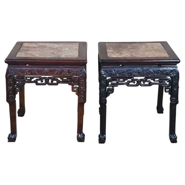 Chinese Qing Dynasty Haunghuali Table Form Display Stand, circa 1800 ...