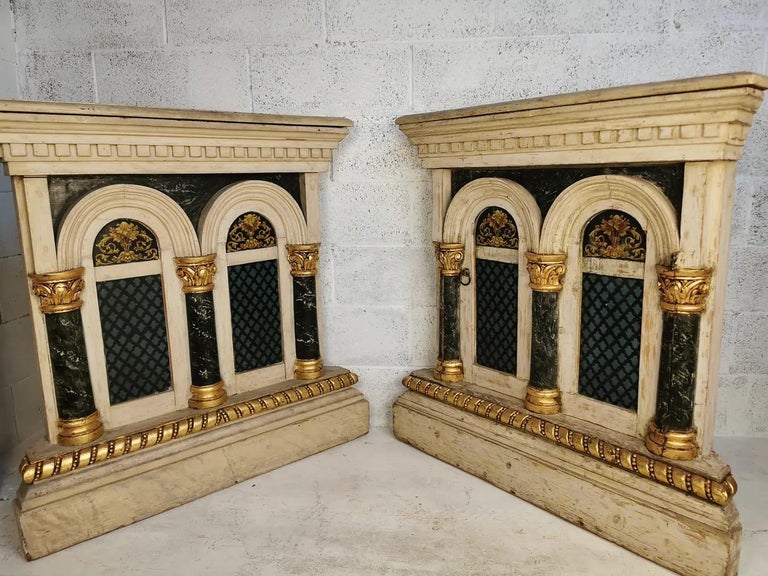  Pair of 18th Century Louis XVI Period Corner Cupboards  For Sale 7