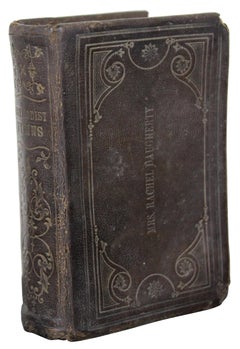 2 Antique Miniature Leather Methodist Hymnal & American School Hymn Book