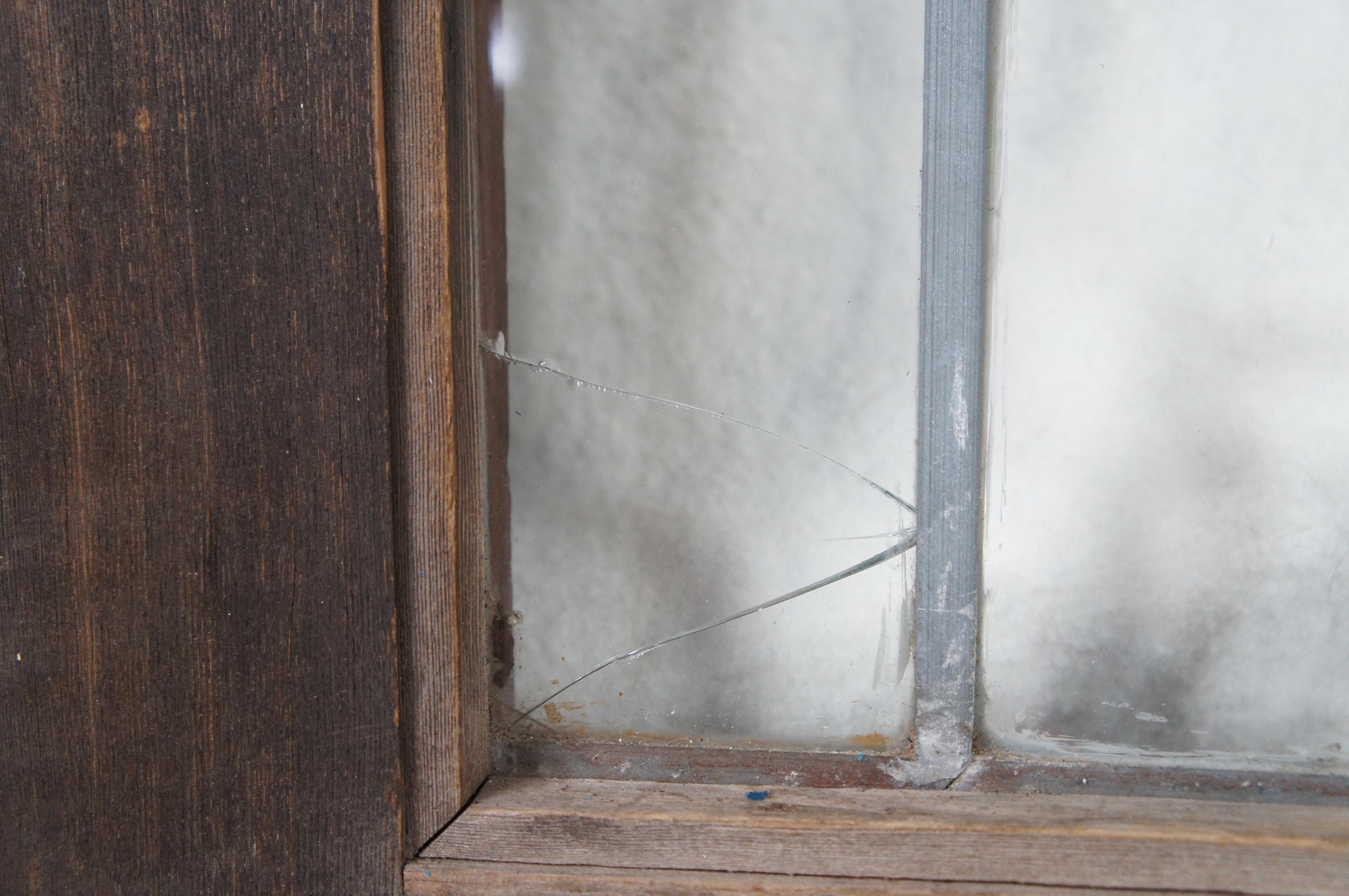 2 portes d'entrée en verre au plomb en Oak Antiques Arts & Crafts Reclaimed 56 x 80