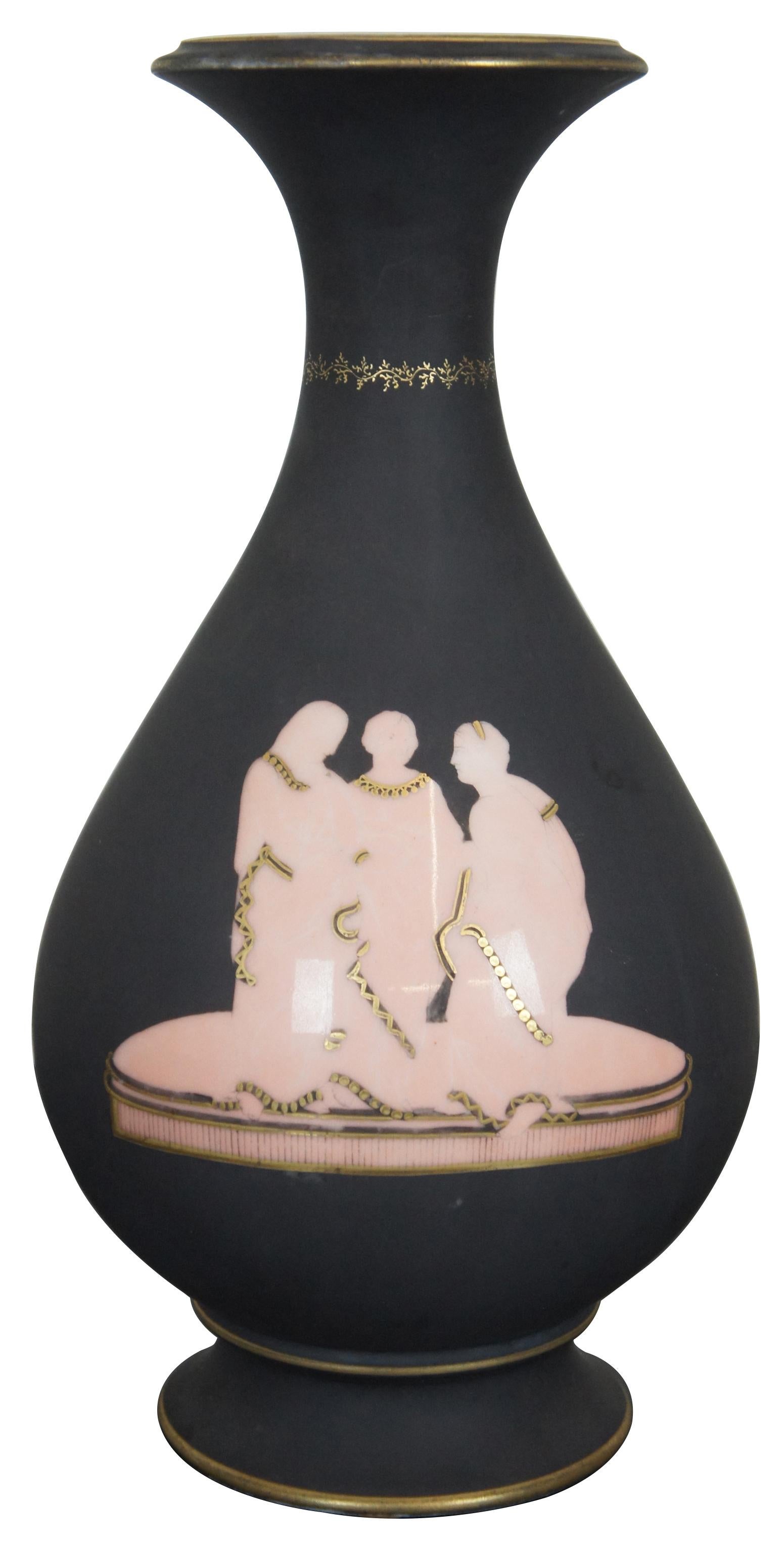 antique mantel vases