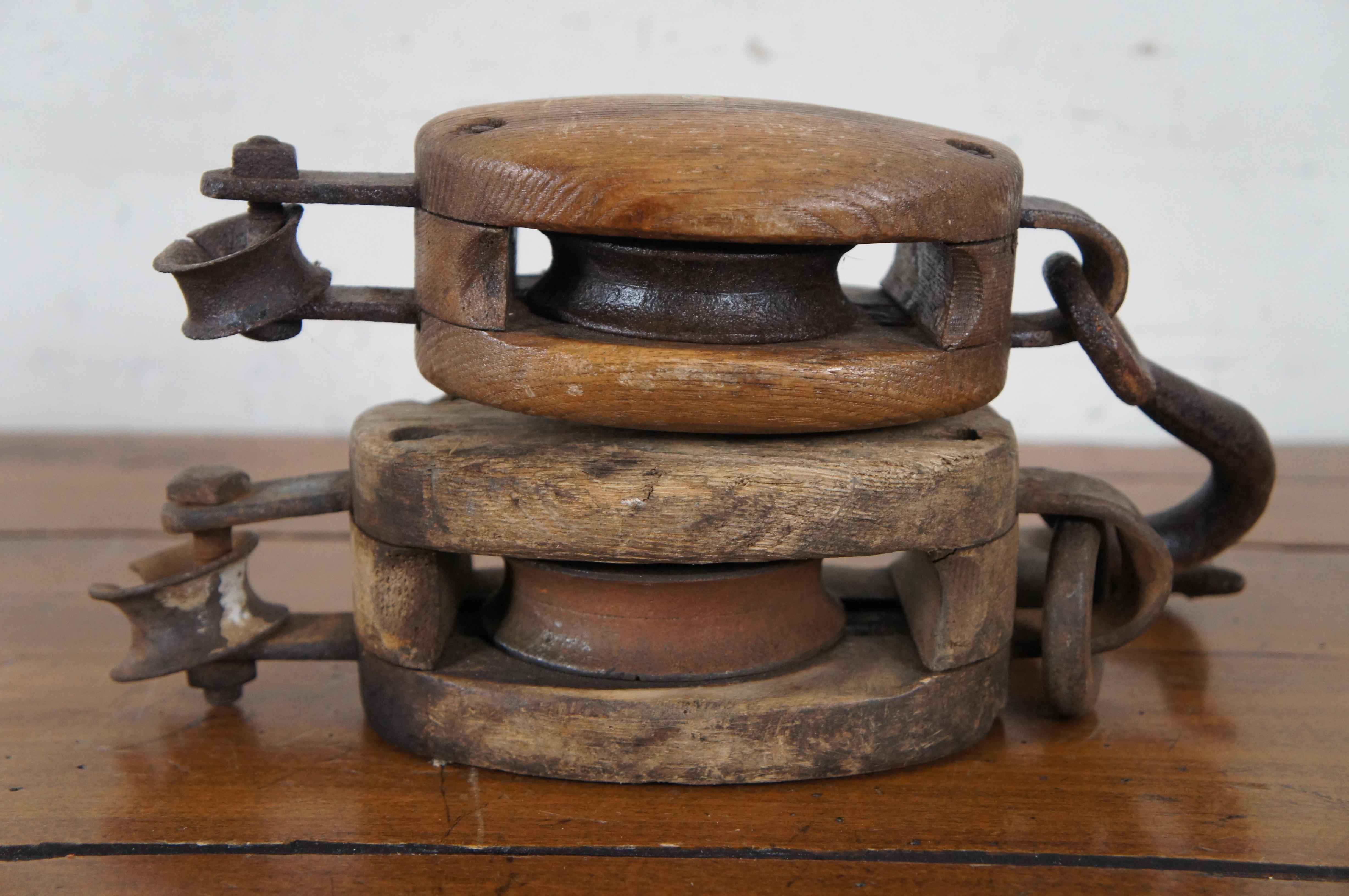 poleas de barco antiguas