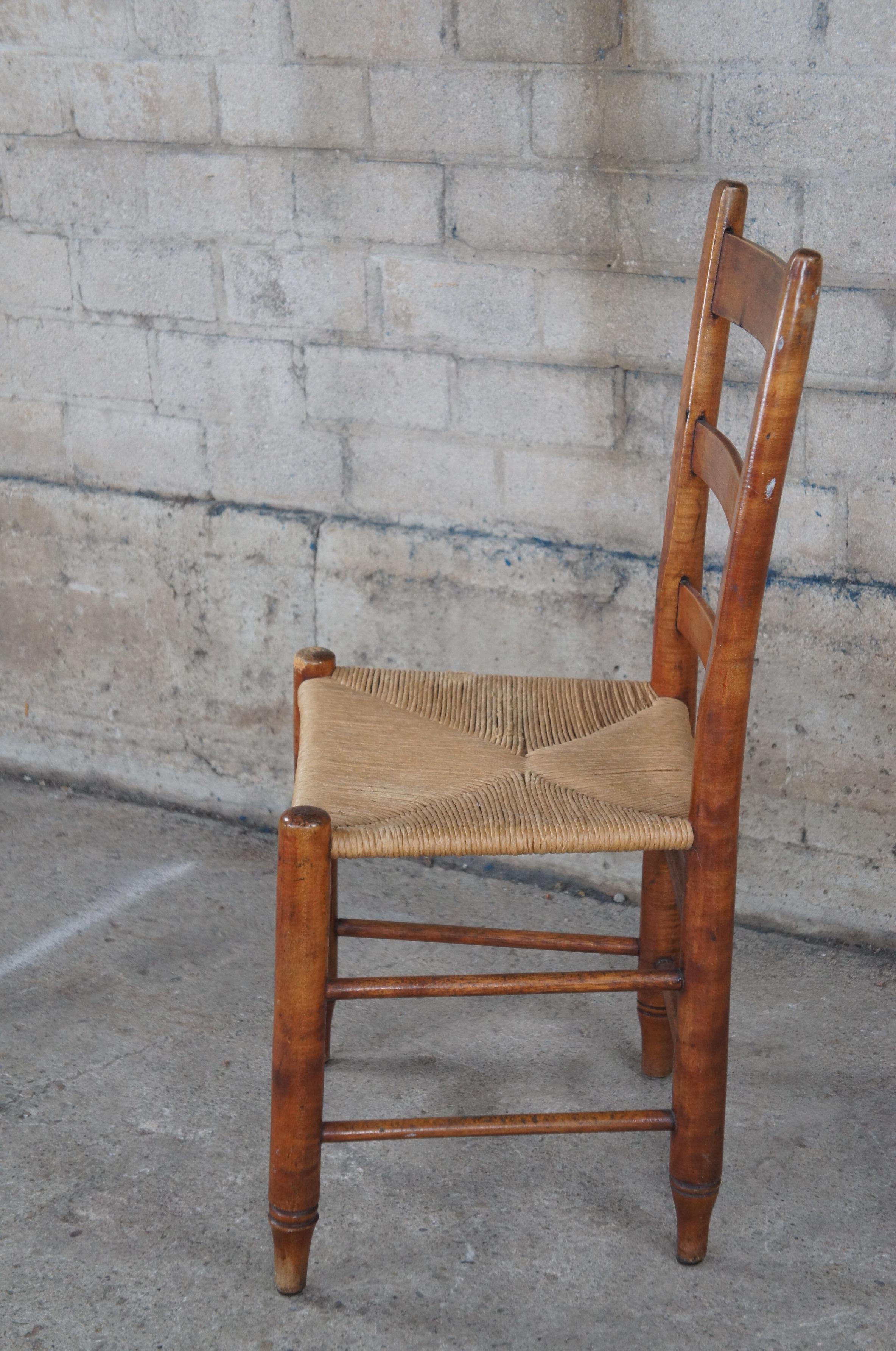 antique ladderback chairs