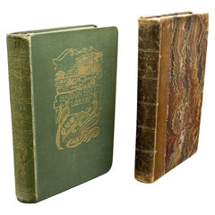 2 Antique Sporting Books, English, Fly Fishing, Hawker's Young Sportsmen, 19th.C