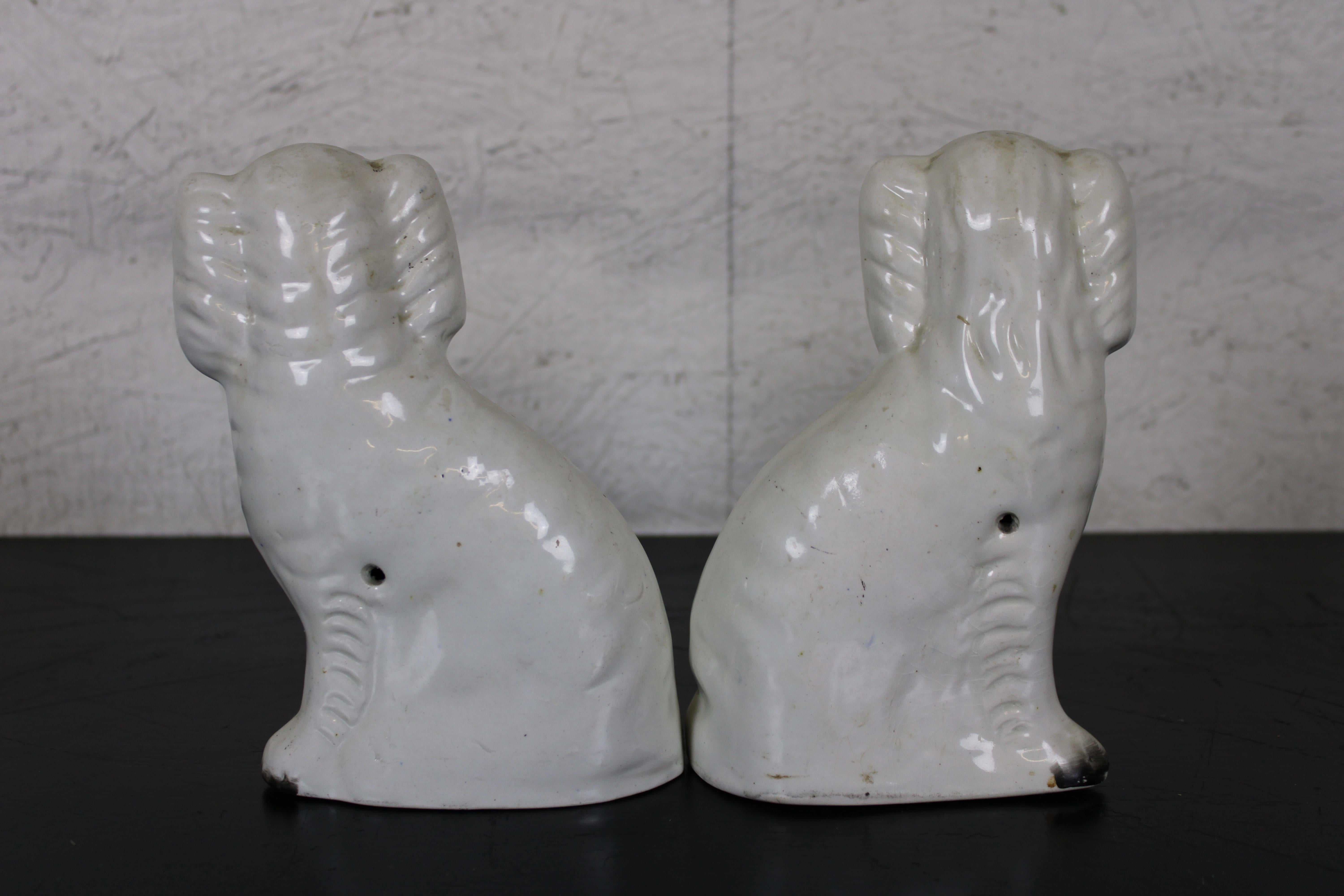 porcelain dog figurines vintage