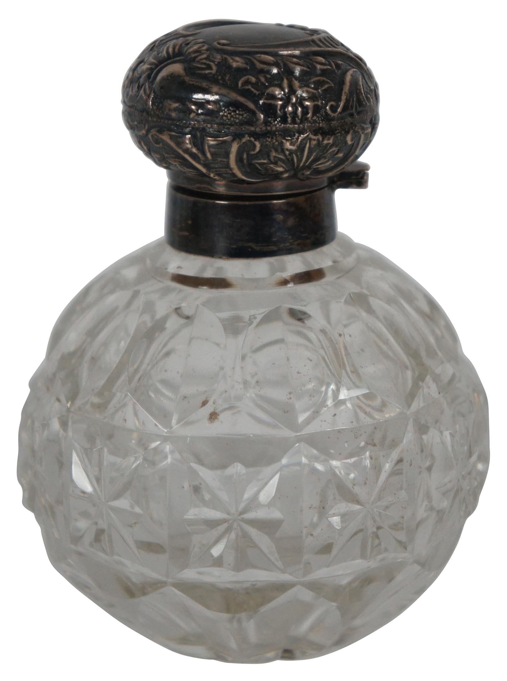 antique glass perfume bottles